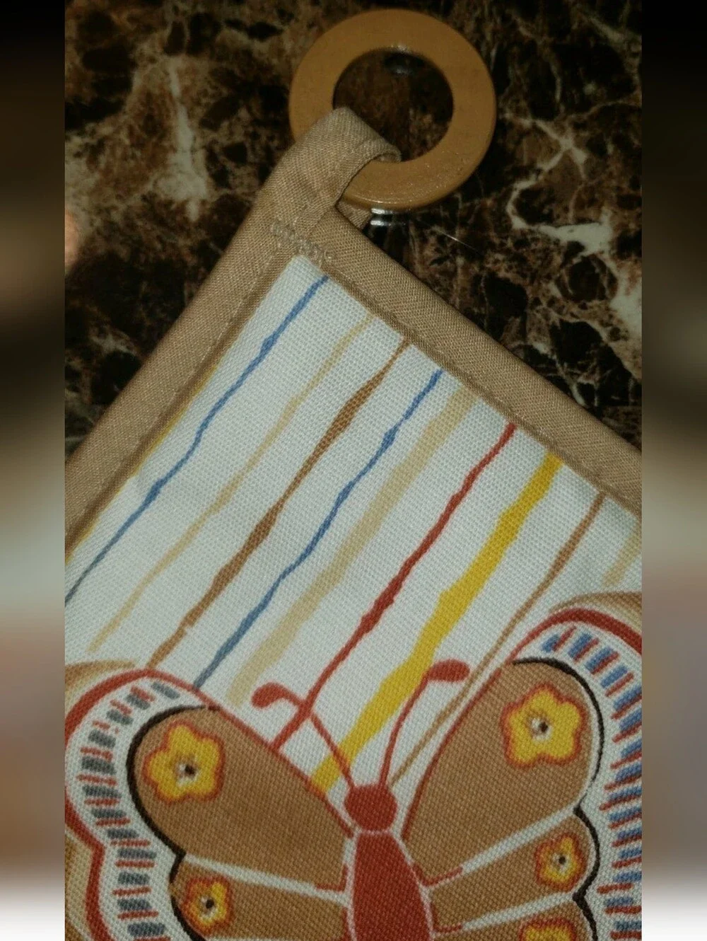 Two (2) Vintage Franco Butterfly Oven Mit/Pot Holders